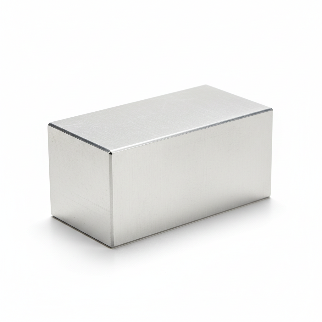 4"x4"x3" block of aluminum